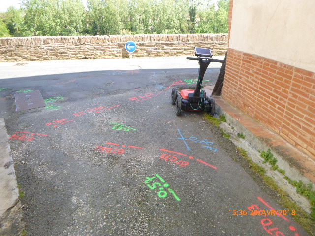 marquage au sol des réseaux survey