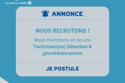 technicien détection géoréférencement survey