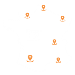 CARTE DE FRANCE SURVEY BLANCHE